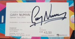 Gary Numan Ticket Cologne 14-02-2014